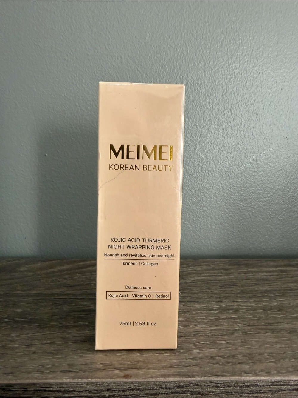 MEIMEI Korean Beauty Kojic Acid Turmeric Night Wrapping Mask